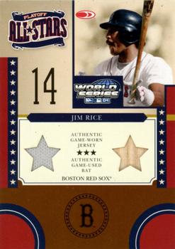 2004 Donruss World Series - Playoff All-Stars Material 2 #PAS-15 Jim Rice Front