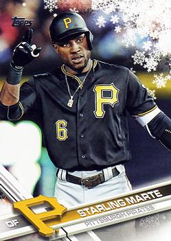 2017 Topps Holiday #HMW44 Starling Marte Front