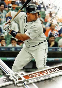 2017 Topps Holiday #HMW66 Miguel Cabrera Front