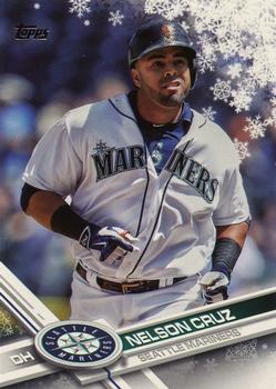 2017 Topps Holiday #HMW91 Nelson Cruz Front