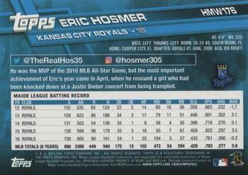 2017 Topps Holiday #HMW176 Eric Hosmer Back