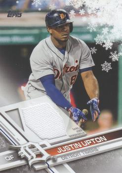 2017 Topps Holiday - Relics #R-JU Justin Upton Front