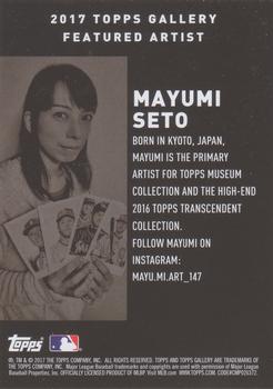 2017 Topps Gallery - Artist Promo #NNO Mayumi Seto Back