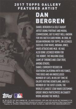 2017 Topps Gallery - Artist Promo #NNO Dan Bergren Back