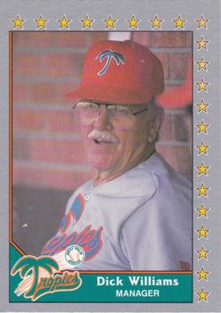 1990 Pacific Senior League - Glossy #166 Dick Williams Front