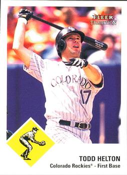 2003 Fleer Tradition #403 Todd Helton Front