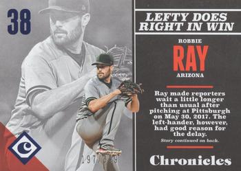 2017 Panini Chronicles - Blue #2 Robbie Ray Front