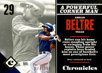 2017 Panini Chronicles - Gold #25 Adrian Beltre Front