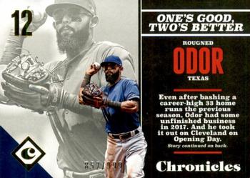 2017 Panini Chronicles - Gold #36 Rougned Odor Front