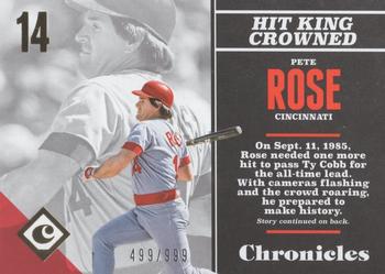 2017 Panini Chronicles - Gold #61 Pete Rose Front