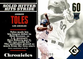 2017 Panini Chronicles - Gold #124 Andrew Toles Front