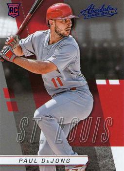 2017 Panini Chronicles - Absolute Rookies Blue #23 Paul DeJong Front