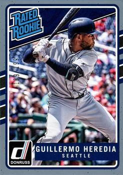 2017 Panini Chronicles - Donruss Rated Rookies Gray Border #225 Guillermo Heredia Front