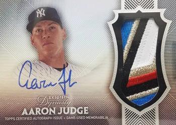 2017 Topps Dynasty - Autograph Patches #AP-AA2 Aaron Judge Front