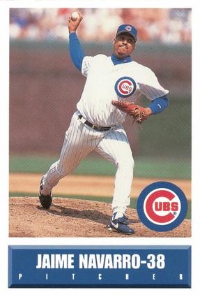 1995 Gatorade Chicago Cubs #NNO Jaime Navarro Front