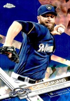 2017 Topps Chrome Sapphire Edition #3 Chris Capuano Front