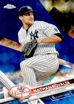 2017 Topps Chrome Sapphire Edition #261 Nathan Eovaldi Front