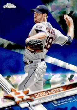 2017 Topps Chrome Sapphire Edition #330 Doug Fister Front