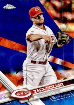 2017 Topps Chrome Sapphire Edition #414 Zack Cozart Front