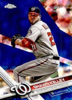 2017 Topps Chrome Sapphire Edition #541 Shawn Kelley Front