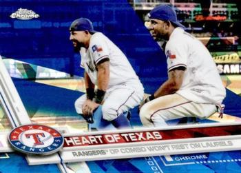 2017 Topps Chrome Sapphire Edition #566 Heart of Texas Front