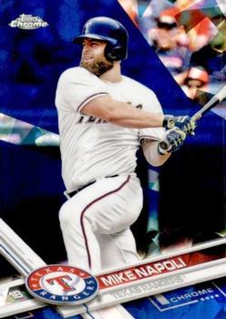 2017 Topps Chrome Sapphire Edition #681 Mike Napoli Front
