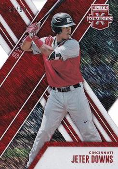 2017 Panini Elite Extra Edition - Status Die Cut Red #32 Jeter Downs Front