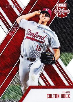 2017 Panini Elite Extra Edition - Status Die Cut Red #77 Colton Hock Front