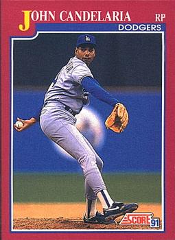 1991 Score Rookie & Traded #32T John Candelaria Front