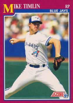 1991 Score Rookie & Traded #85T Mike Timlin Front