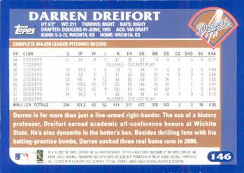 2003 Topps #146 Darren Dreifort Back