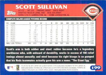 2003 Topps #199 Scott Sullivan Back