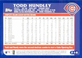2003 Topps #216 Todd Hundley Back