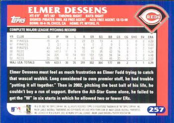 2003 Topps #257 Elmer Dessens Back