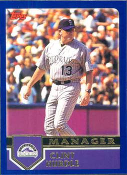 2003 Topps #270 Clint Hurdle Front