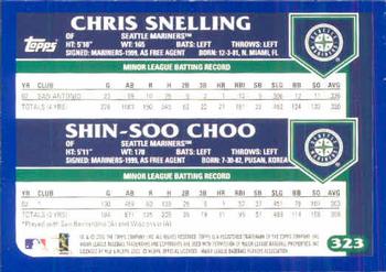 2003 Topps #323 Chris Snelling / Shin-Soo Choo Back