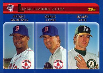 2003 Topps #341 American League ERA Leaders Front