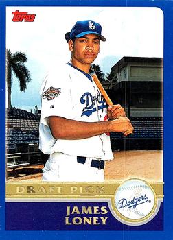 2003 Topps #672 James Loney Front