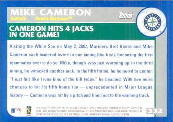 2003 Topps #332 Mike Cameron Back