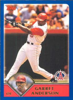 2003 Topps #600 Garret Anderson Front