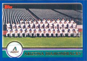 2003 Topps #631 Arizona Diamondbacks Front