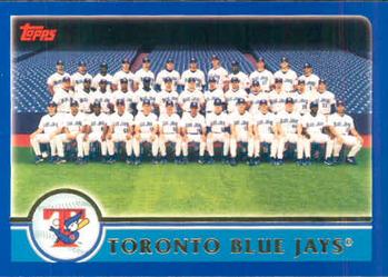 2003 Topps #659 Toronto Blue Jays Front