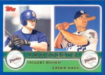 2003 Topps #683 Taggert Bozied / Xavier Nady Front
