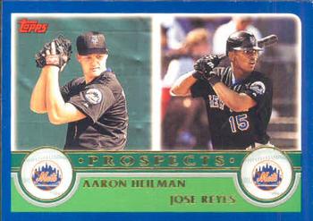 2003 Topps #684 Aaron Heilman / Jose Reyes Front