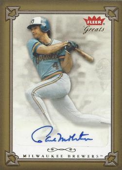 2004 Fleer Greats of the Game - Autographs #GBA-PM Paul Molitor Front
