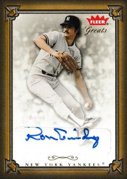 2004 Fleer Greats of the Game - Autographs #GBA-RG Ron Guidry Front