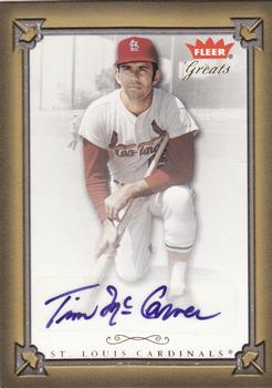 2004 Fleer Greats of the Game - Autographs #GBA-TM Tim McCarver Front