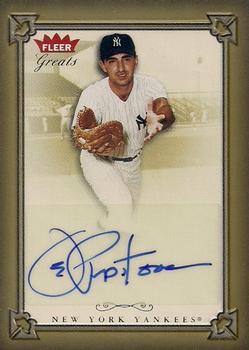 2004 Fleer Greats of the Game - Autographs #GBA-JPE Joe Pepitone Front