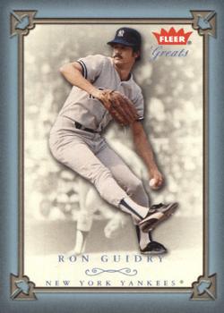 2004 Fleer Greats of the Game - Blue #62 Ron Guidry Front