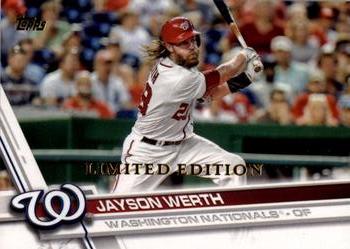 2017 Topps - Limited Edition #366 Jayson Werth Front